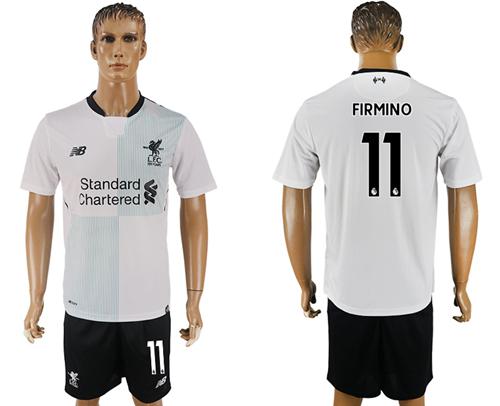Liverpool #11 Firmino Away Soccer Club Jersey - Click Image to Close